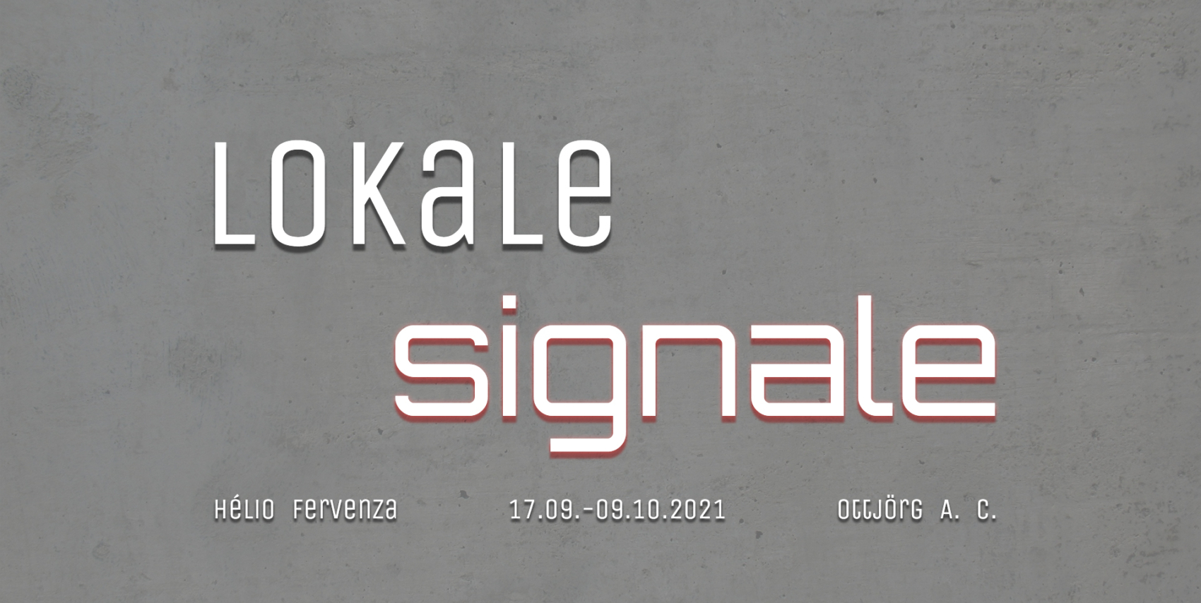 Lokale Signale poster
