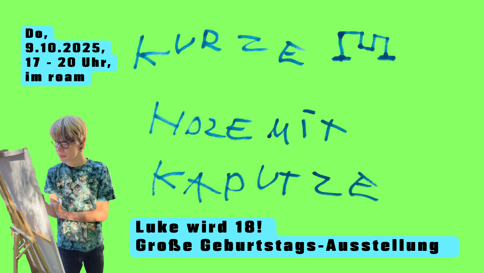 LUKE VELTEN: KURZE HOSE MIT KAPUTZE